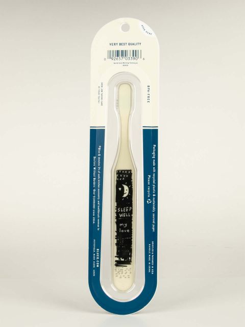 BlueQ "Good Morning My Dear. Sleep My Love." Toothbrush