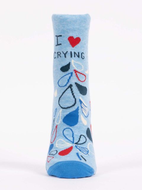 Image of I Heart Crying W-Ankle Socks BLUEQ