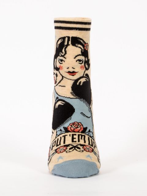 Image of Put 'Em Up W-Ankle Socks BLUEQ