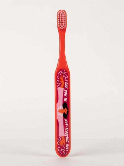 BlueQ "See You In Not-Flossing Hell" Toothbrush