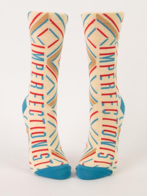 Image of Imperfectionist W-Crew Socks BLUEQ