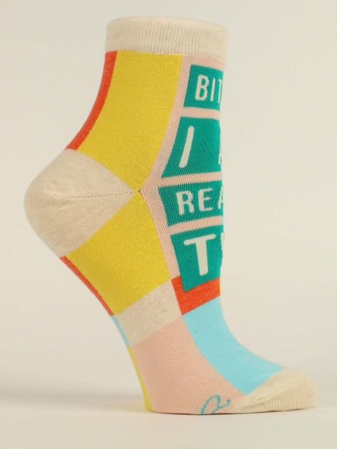 Image of Bitch, I am Reality Tv W-Ankle Socks BLUEQ