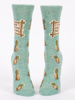 Image of I Was Fucking Talking W-Crew Socks