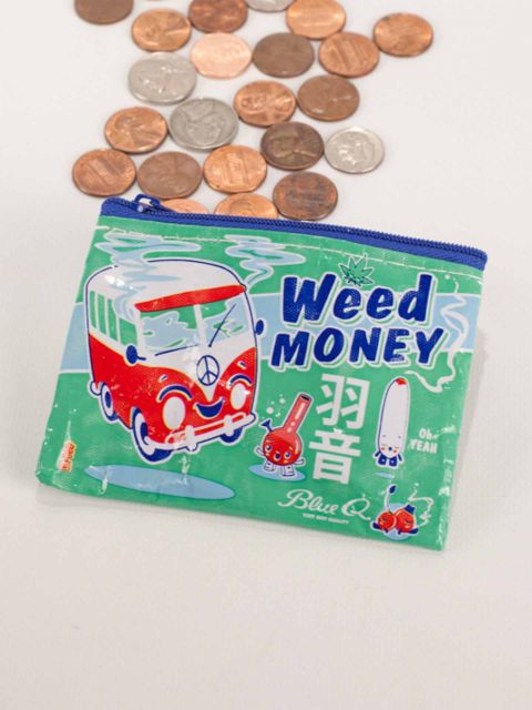 Image of BlueQ - Weed Money - Coin Purse BLUEQ