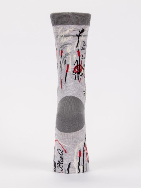 Image of Being Normal Was Boring W-Crew Socks BLUEQ