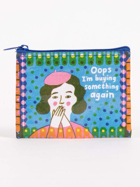 Image of BlueQ - Oops, I'm buying again - Coin Purse BLUEQ