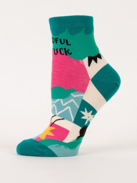 Image of Mindful As Fuck W-Ankle Socks BLUEQ