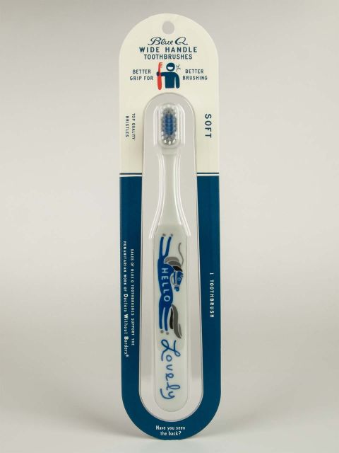 BlueQ "Hello Lovely." Toothbrush