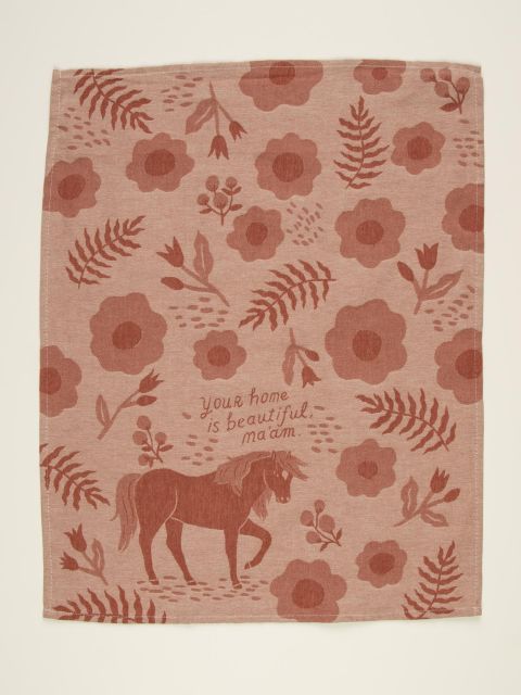 BluQ "Your Home is Beautiful  Ma'am"Woven Dish Towels