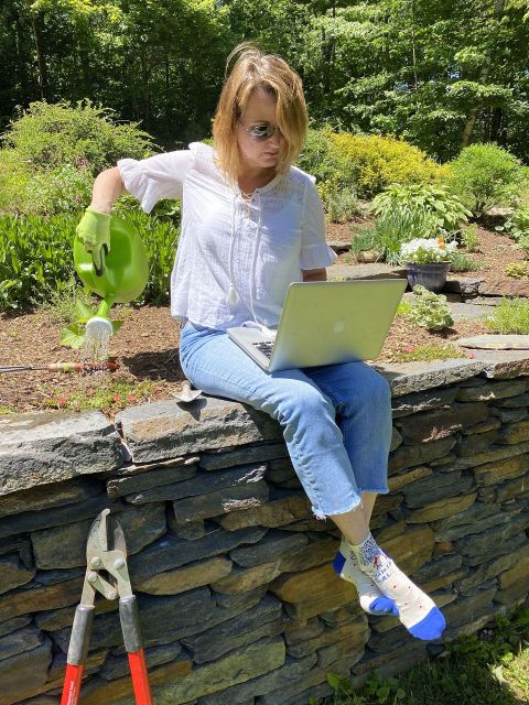 Image of I'm A Country Girl W-Ankle Socks BLUEQ