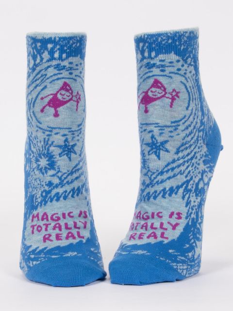 Image of Magic Is Totally Real W-Ankle Socks BLUEQ