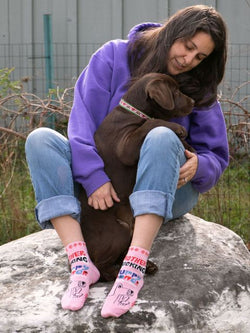 Image of Mother Fucker Puppy Power W-Ankle Socks