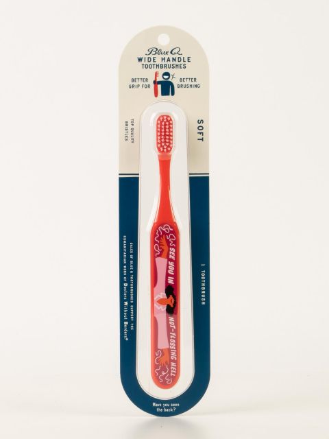 BlueQ "See You In Not-Flossing Hell" Toothbrush