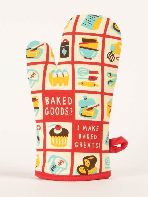 Image of Baked Goods? Make Baked Greats! Oven Mitts BLUEQ
