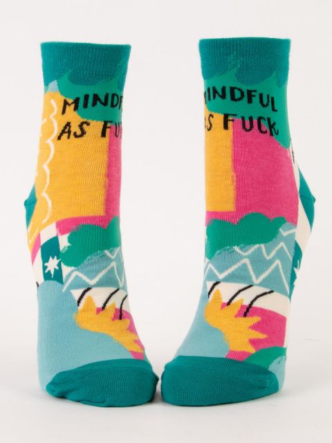 Image of Mindful As Fuck W-Ankle Socks BLUEQ
