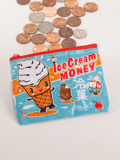 Image of BlueQ - Ice Cream Money - Coin Purse BLUEQ