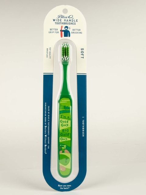 BlueQ "I'm A Golf Guy. Big Golf Guy."Toothbrush