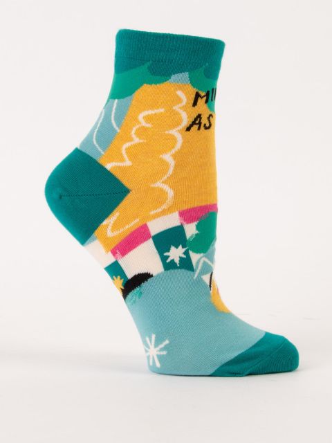 Image of Mindful As Fuck W-Ankle Socks BLUEQ