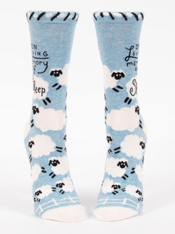 Image of In Loving Memory Of Sleep W-Crew Socks