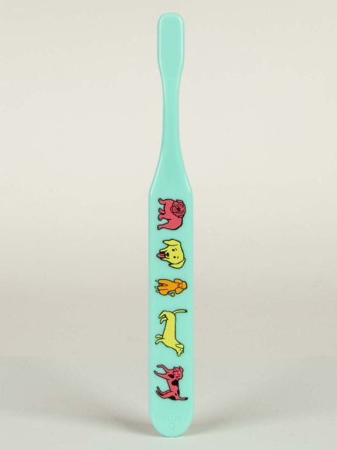 BlueQ "I Sad. I Pet Dog. I Happy." Toothbrush