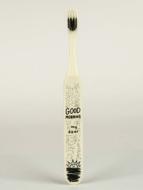 BlueQ "Good Morning My Dear. Sleep My Love." Toothbrush