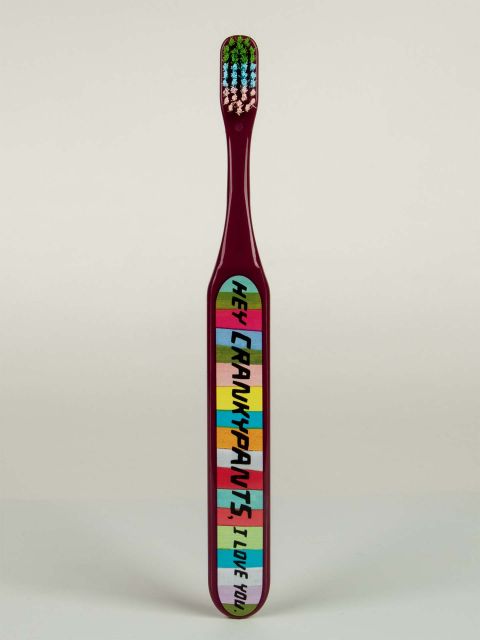 BlueQ "Hey, Crankypants. I Love You." Toothbrush