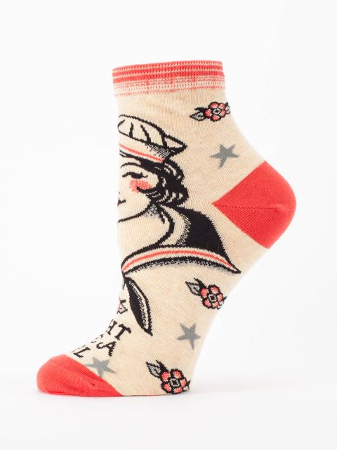 Image of Fight Like A Girl W-Ankle Socks BLUEQ