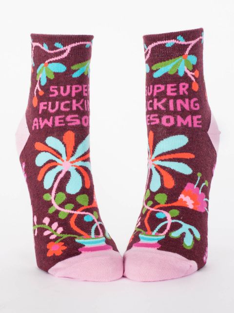 Image of Super Fucking Awesome W-Ankle Socks BLUEQ