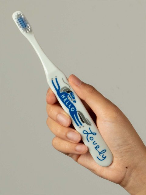 BlueQ "Hello Lovely." Toothbrush