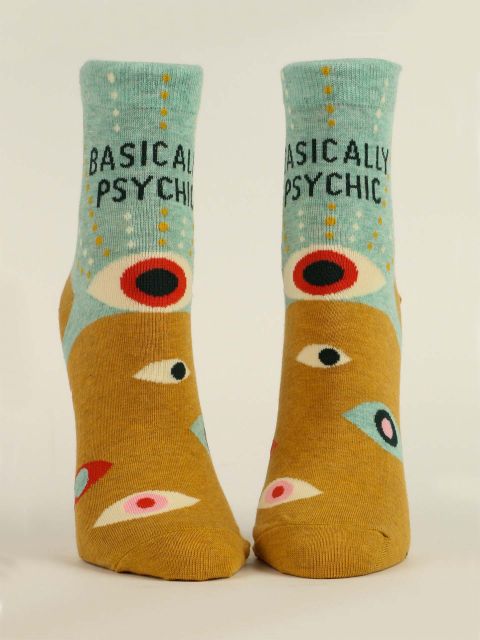 Image of Basically Psychic W-Ankle Socks BLUEQ