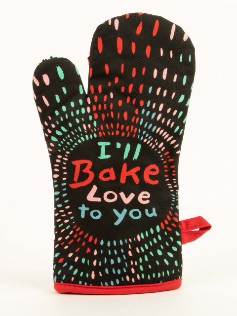 Blueq "I'll Bake Love To You" Oven Mitt