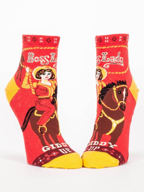 Image of Boss Lady W-Ankle Socks BLUEQ
