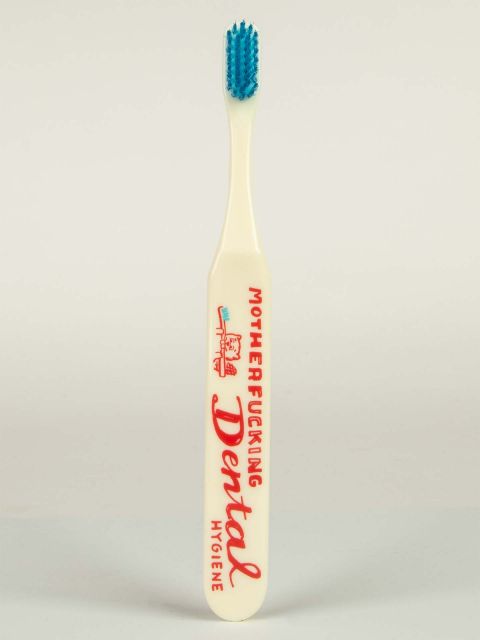 BlueQ "Motherfucking Dental Hygiene" Toothbrush