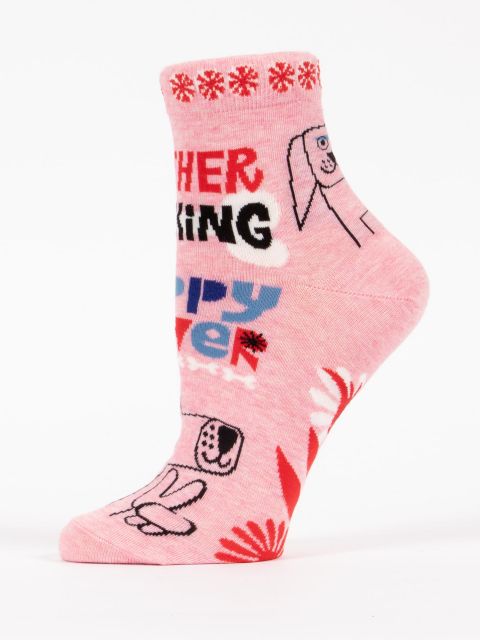Image of Mother Fucker Puppy Power W-Ankle Socks BLUEQ