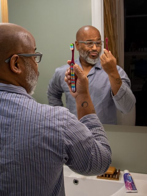 BlueQ "Hey, Crankypants. I Love You." Toothbrush