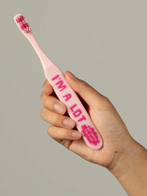BlueQ "I'm A Lot But I Know I'm A Lot." Toothbrush