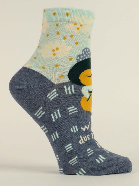 With All  Due Respect, No W-Ankle Socks