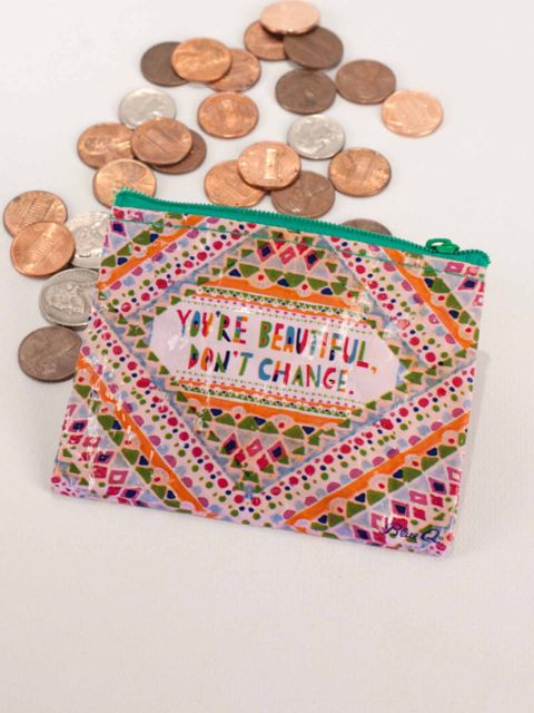Image of BlueQ - You are beautiful, don't change - Coin Purse BLUEQ