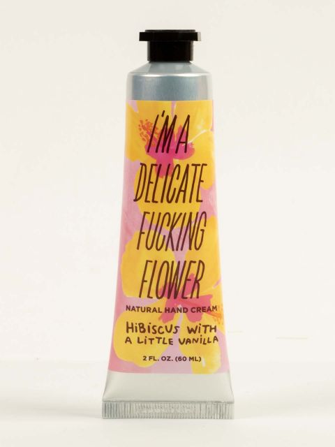 BLUEQ "I'm A Delicate Fucking Flower Natural Hand Cream - Hibiscus With a Little Vanilla