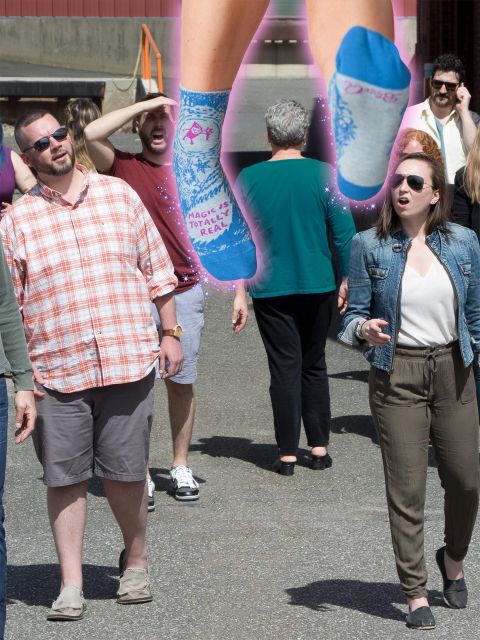 Image of Magic Is Totally Real W-Ankle Socks BLUEQ