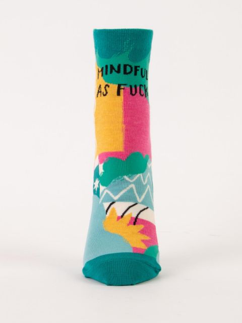 Image of Mindful As Fuck W-Ankle Socks BLUEQ