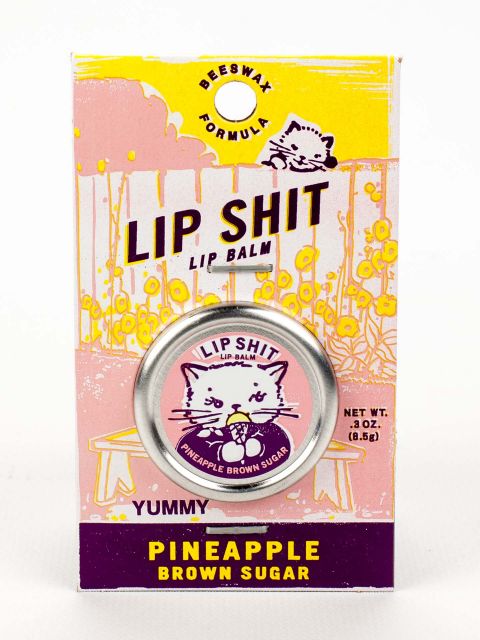BlueQ Lip Shit Balm "Pineapple Brown Sugar"