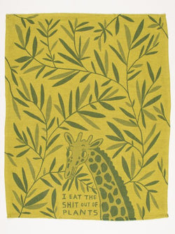 Image of I Eat Shit Out Of Plants - Woven Dish Towel