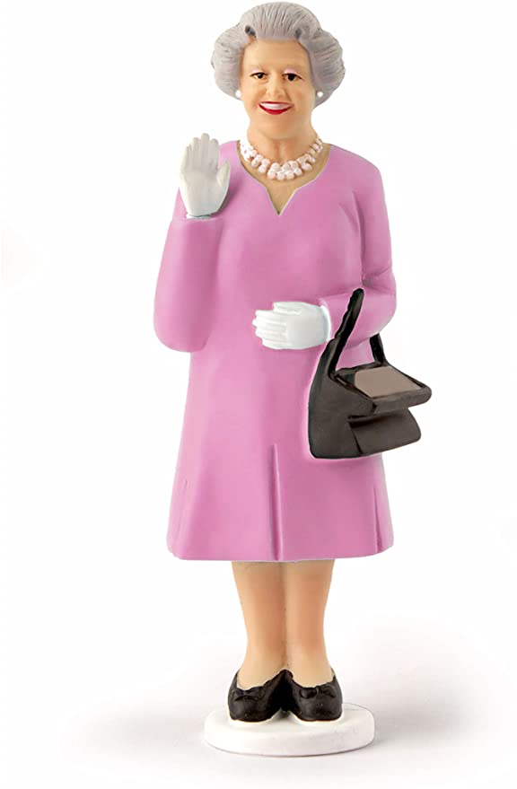 Image of SOLAR QUEEN LIGHT BLUE WAVING FIGURE