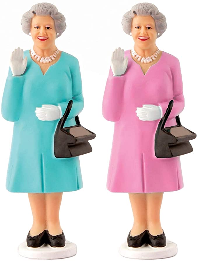 SOLAR QUEEN LIGHT BLUE WAVING FIGURE