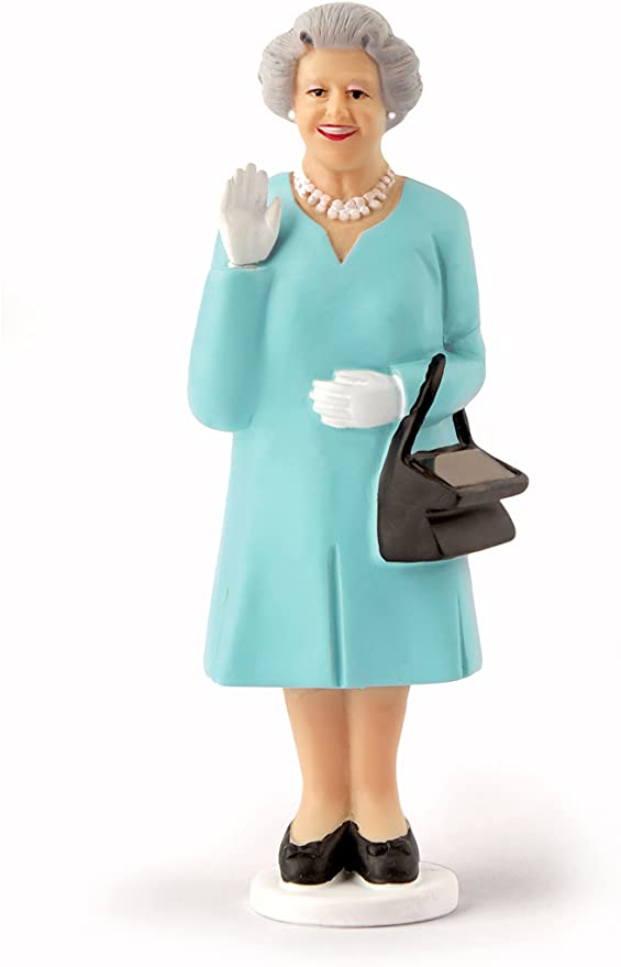 Image of SOLAR QUEEN LIGHT BLUE WAVING FIGURE