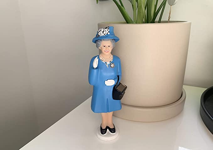 Image of SOLAR QUEEN DERBY EDITION WITH BLUE HAT WAVING FIGURE