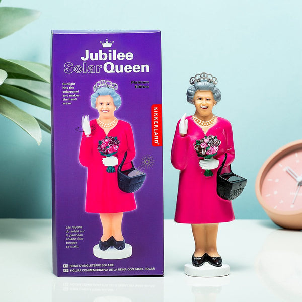 Image of Solar Queen Jubilee Waving Figurine Kikkerland