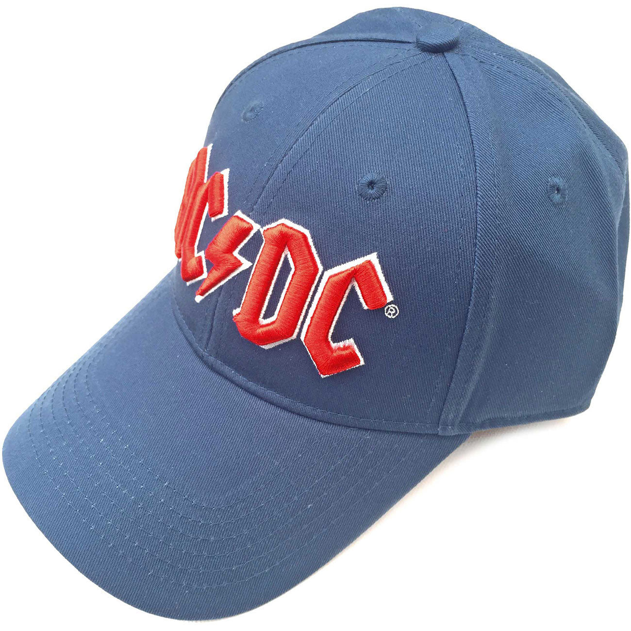 Image of AC/DC Unisex Baseball Cap - Red Logo Rock Off