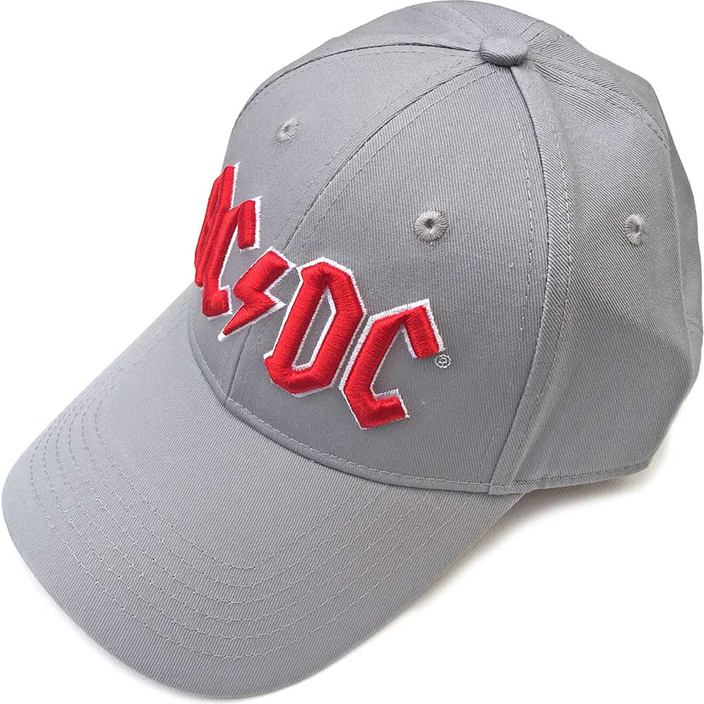 Image of AC/DC Unisex Baseball Cap - Red Logo Rock Off